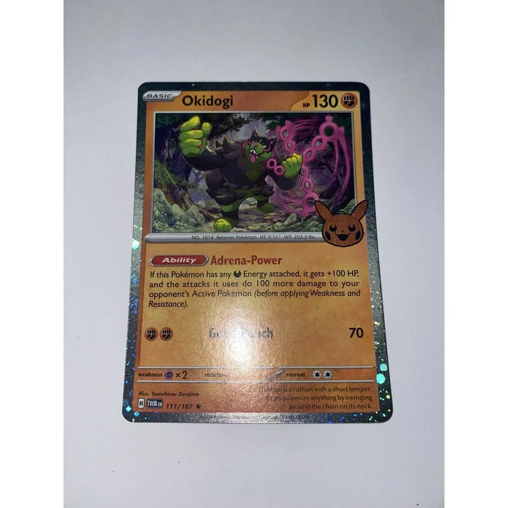 Fart Swirl 🌀 Okidogi 111/167 Cosmos  Holo Rare Pokemon Cards TCG 🌀✨️